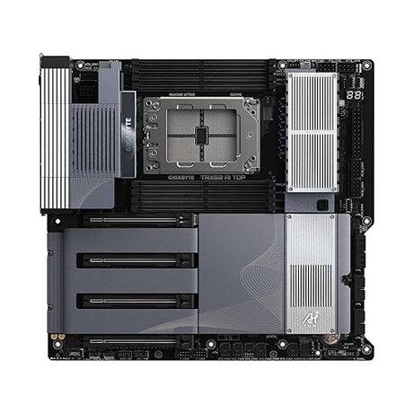 GIGABYTE TRX50 AI TOP sTR5 AMD TRX50 EATX Motherboard - DDR5, PCIe 5.0 M.2, PCIe 5.0, USB4 Type-C, Wi-Fi 7, Marvell 10GbE
