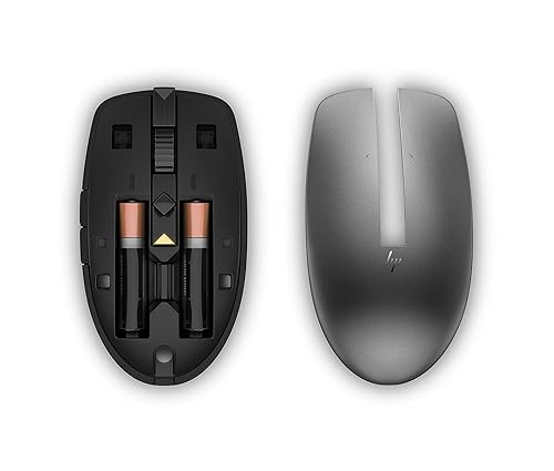 HP Wireless Multi-Device 635M Mouse - Travel Mouse - Wireless - Bluetooth - Black - USB - 4 Button(s)