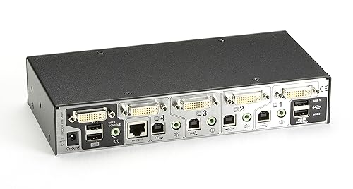 BlackBox KV2004A 4 PRT Dual Link KVM DVI USB Fd