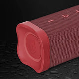 Skullcandy Terrain Wireless Bluetooth Speaker - IPX7 Waterproof Portable Speaker with Dual Custom Passive Radiators, 14 Hour Battery, Nylon Wrist Wrap, & True Wireless Stereo Red