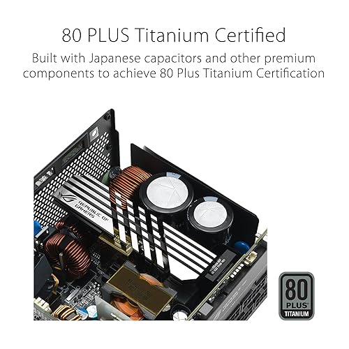 ASUS ROG Loki SFX-L 1200W Titanium PSU (Fully Modular Power Supply, 80+ Titanium, 120mm PWM ARGB Fan, Aura Sync, ATX 3.0 Compatible, PCIe 5.0 Ready, 10 Year Warranty) LOKI|SFX 1200W