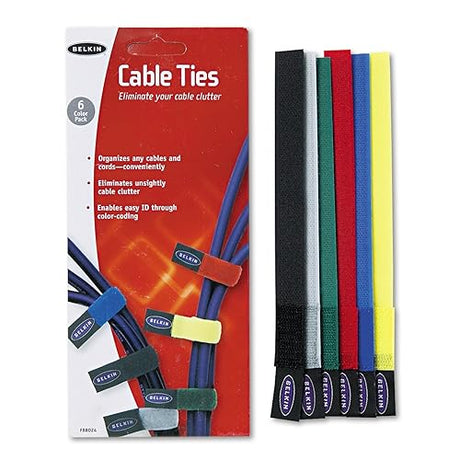 Belkin Cable Ties (8 Inch) - F8B024, Black