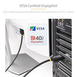 StarTech.com 3m (10ft) DisplayPort 2.1 Cable, VESA Certified DP40 DisplayPort Cable w/UHBR10/HDR/HDCP 2.2, 8K 60Hz w/DSC 1.2a