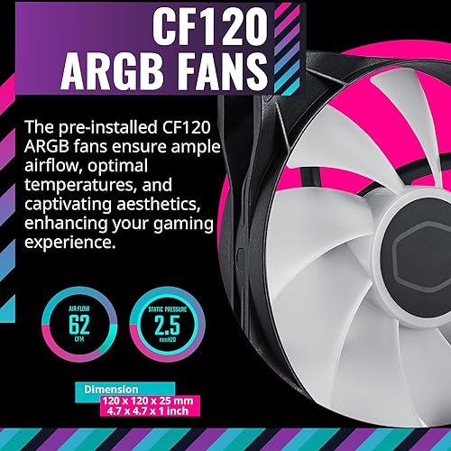 Cooler Master TD500 Mesh V2 ATX PC Gaming Mid-Tower Case with Polygonal Mesh Airflow Panel, Crystalline Tempered Glass, 3X 120mm, ARGB Fan Hub, USB 3.2 Gen 2 Type C, Up to 360 Radiator