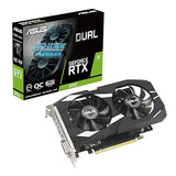 ASUS Dual NVIDIA GeForce RTX 3050 6GB OC Edition Gaming Graphics Card - PCIe 4.0, 6GB GDDR6 Memory, HDMI 2.1, DisplayPort 1.4a, 2-Slot Design, Axial-tech Fan Design, 0dB Technology, Steel Bracket