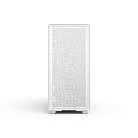 Fractal Design Epoch White - Tempered Glass Clear Tint - High Airflow PC Gaming Case - Mesh Front Panel - Three Momentum 12 Fans Included - Spacious Interior - ATX/mATX/ITX Support White - Tg Tempered glass