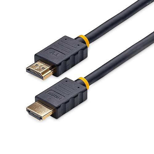  StarTech.com 25 ft High Speed HDMI Cable Ultra HD 4k x 2k HDMI  Cable HDMI to HDMI M/M - 25ft HDMI 1.4 Cable - Audio/Video Gold-Plated  (HDMM25) : Electronics
