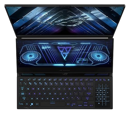 ASUS ROG Zephyrus Duo 16 (2023) Gaming Laptop, 16” Mini LED 240Hz/3ms, QHD+ 16:10 Display, 100% DCI-P3, NVIDIA GeForce RTX 4080, AMD Ryzen 9 7945HX, 32GB DDR5, 1TB SSD, Windows 11 Pro, GX650PZ-XS96