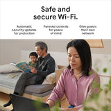 Google Nest WiFi Pro- Wi-Fi 6E, Reliable Home Wi-Fi System with Fast Speed and Whole Home Coverage-Mesh Wi-Fi Router 4 Pack-Snow