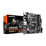 GIGABYTE A620M GAMING X AX (Rev. 1.1) AM5 LGA 1718 AMD A620 M-ATX, DDR5, PCIe 4.0 M.2, PCIe 4.0, USB 3.2 Gen1x2 Type-C, Wi-Fi 6E, Realtek 1GbE LAN, Q-Flash Plus, PCIe EZ-Latch