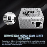 Thermaltake Toughpower GT 1000W; ATX 3.1; Native PCIe 5.1 12V-2x6; Full Modular; Flat Cables; Color Matched Connectors; Japanese Main Capacitors; 80 Plus Gold; 140mm; Snow; PS-TPT-1000FNFAGU-W
