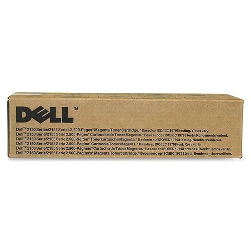 Dell 8WNV5 331-0717 2150 2155 Laser Toner Cartridge (Magenta) in Retail Packaging