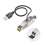 StarTech.com Gigabit Fiber to RJ45 Ethernet Media Converter Dongle, Optical Singlemode 10km/Multimode 800m, TAA, USB Powered