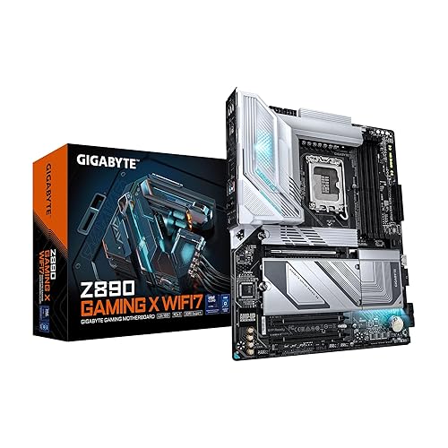 GIGABYTE Z890 Gaming X WIFI7 Ultra Core (Series 2) LGA 1851, ATX, DDR5, 4X M.2, PCIe 5.0, USB4, WIFI7, 2.5GbE LAN, EZ-Latch