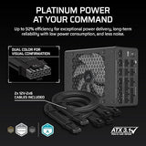 CORSAIR HX1200i (2025) Fully Modular Ultra-Low Noise ATX Power Supply with 12V-2x6 Cable – ATX 3.1 & PCIe 5.1 Compliant, Cybenetics Platinum Efficiency, Fluid Dynamic Bearing Fan – Black 1200 Watts
