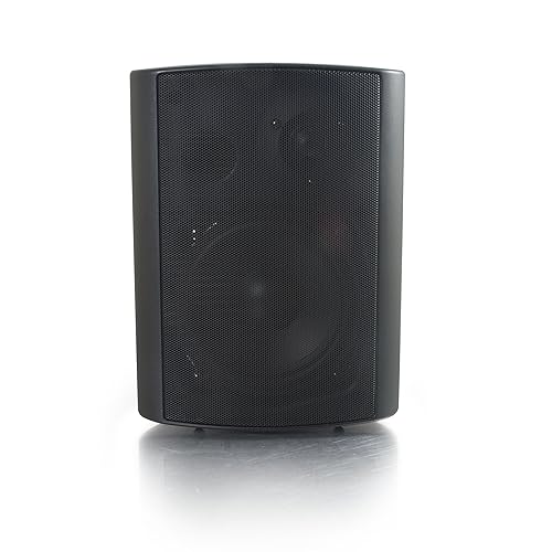 C2G 39908 Wall Mount Speaker 70V, Black (5 Inch) 5-Inch Wallmount 70v Black