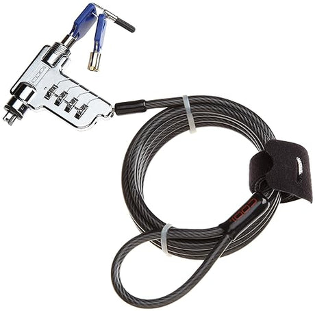 CODi Master Key Combination Cable Lock, Black