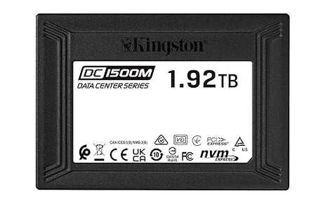 Kingston Technology DC1500M U.2 Enterprise SSD 1920 GB PCI Express 3.0 3D TLC NVMe