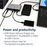 Kensington SD2600T Thunderbolt 4 Hub, Dual 4K, 65W PD - Mac and Windows (K34036NA)