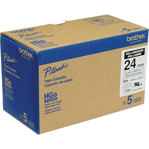 Hge2515pk Black on White - 5 Pack