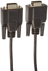 C2G 52087 DB9 M/M Serial RS232 Cable, Black (6 Feet, 1.82 Meters)