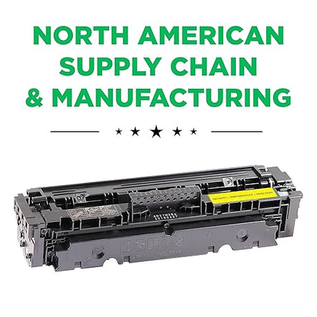 Clover Remanufactured High Yield Toner Cartridge Replacement for Canon 045H (1243C001) | Yellow