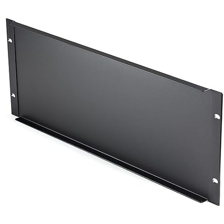 StarTech.com 4U Blank Panel for 19 inch Rack - Rack Mount Blanking Panel for Server/Network Racks, Enclosures & Cabinets - 4RU Rack Filler Panel/Spacer/Plates - Solid Panel - Steel (RKPNL4U)