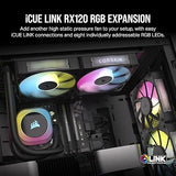 CORSAIR iCUE Link RX120 RGB 120mm PWM Fan - Magnetic Dome Bearing - Single Fan - Black RGB 1 x 120mm Black
