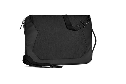 STM Myth Fleece-Lined Laptop Sleeve with Removable Strap for 13 Laptop - Black (stm-114-184M-05)