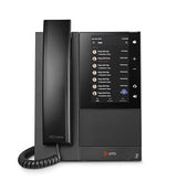 Poly CCX 505 Teams Edition Phone with Handset (Polycom) - Wi-Fi Enabled - Acoustic Fence & NoiseBlockAI Technologies - 5 LCDDisplay - Integrated BT & USB Headset Ports-Works w/Teams (Certified)&More
