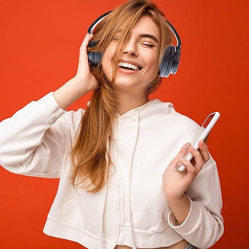 Maxell Active Noise Cancellation Headphone Detachable Boom Mic & Built-in Mic - Immersive Sound with Bluetooth ANC Headphones, 20dB Noise Reduction, 40mm High-Fidelity Drivers, 10-Hour Playtime