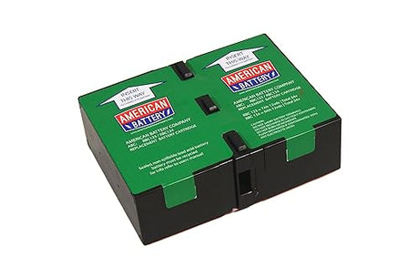 ABC RBC123 Leak Proof UPS Battery, Black/Green