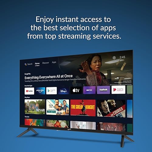 Supersonic Smart Google TV SC-3250GTV 32-inch FHD DLED TV with Google Assistant, ATSC/NTSC, HDMI, WiFi, USB Input, 1080p Resolution,16.7M Colors, 60Hz Refresh Rate, Bluetooth, Remote Control SC-3250GTV– 32” Smart TV