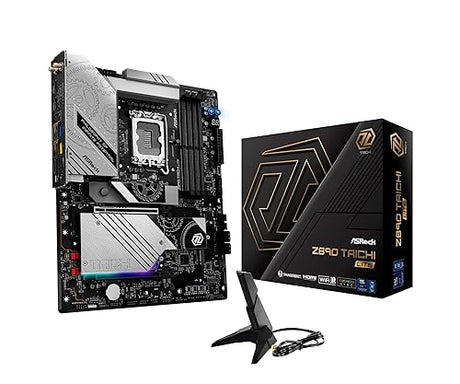 ASRock Z890 Taichi Lite Intel Core Ultra LGA1851 RL-ILM WiFi 7 ATX Motherboard DDR5 9200 MHz 256 GB PCIe 5.0 Thunderbol