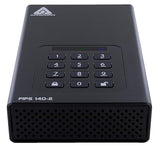 Apricorn Aegis Desktop 2 TB FIPS 140-2 Validated 256-Bit Encrypted Hard Drive (ADT-3PL256F-2000)