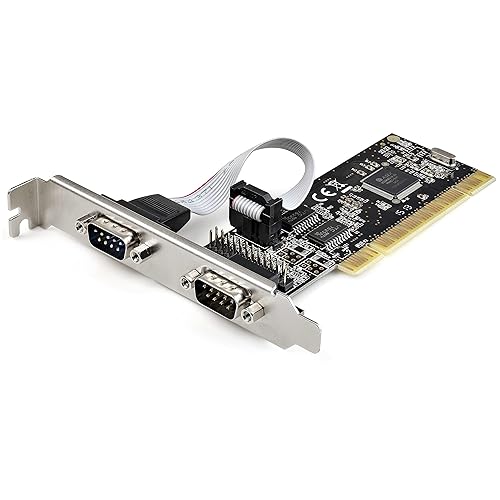 StarTech.com PCI Serial Parallel Combo Card - Dual RS232 Ports (DB9) & 1x LPT Port (DB25) - Expansion Controller Adapter (PCI2S1P2)