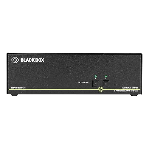 Black Box Niap 3.0 Secure 2-Port Single-Head Dvi-I Kvm Switch