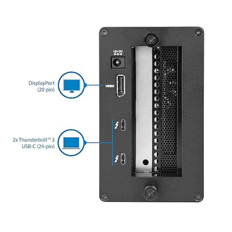 StarTech.com Thunderbolt 3 to PCIe M.2 Adapter - Chassis + Card