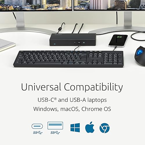 SD4781P EQ USB-C® & USB-A Dual 4K Docking Station with 100W Power Delivery