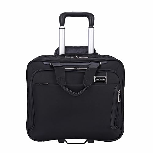EcoTrend Cases Tech Exec Rolling Case (ETEX-RC15),Black
