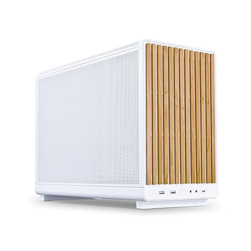 Lian Li A3-mATX-WD-26.3L Micro Form Factor Chassis-No Fans Included-Supports 360mm AIO-Modularity Design-for M-ATX, ITX Motherboard-DAN Cases Collaboration-Wood Front Panel-White (A3W-WD) A3 (Wood Front Panel-White)