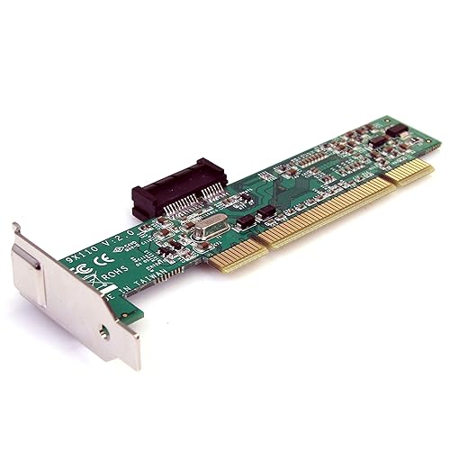 StarTech.com PCI to PCI Express Adapter Card - PCIe x1 (5V) to PCI (5V & 3.3V) slot adapter - Low Profile - PCI1PEX1