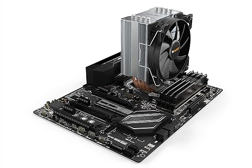 be quiet! Pure Rock 2, BK006, 150W TDP, CPU Cooler, Brushed Aluminum, HDT Technology