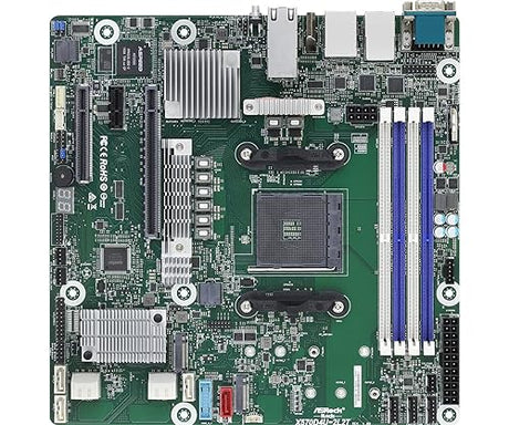 ASRock Rack X570D4U-2L2T Socket AM4/ AMD X570/ DDR4/ SATA3&USB 3.2/ Micro-ATX Server Motherboard
