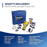 Brady M410 Handheld Portable Label Printer Kit with Carrying Case, Label Cartridge, Rechargeable Battery and Charger, 11.5 H x 6 W x 3.5 H M410-KIT Printer Kit