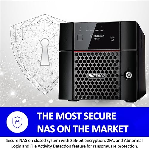 BUFFALO TeraStation 3230DN 2-Bay 16TB (2x8TB) Desktop Small-Med Business NAS w/Hard Drives Included