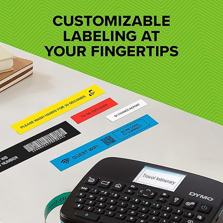 DYMO LabelManager Executive 640 CB Portable Label Printer Kit with Carry Case and 3 Label Cassettes | Compact QWERTY Label Maker | Bluetooth & USB Connectivity | Compatible with DYMO D1 Labels 640CB + 3 Tapes + Carry Case