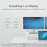 Plugable Thunderbolt 4 Cable with 240W Charging, Thunderbolt Certified, 3.3 Feet (1M),1x 8K Display, 40 Gbps, Compatible with USB4, Thunderbolt 3, USB-C - Driverless