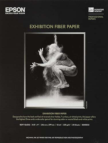 Epson Paper, Exhibition Fiber Paper, 8.5 inch