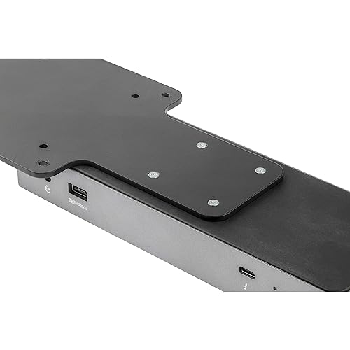 StarTech.com Docking Station Mount - for Compatible StarTech.com Docks/Hubs - VESA - Steel - Back-of-Monitor Mounting Plate (SSPMSVESA)